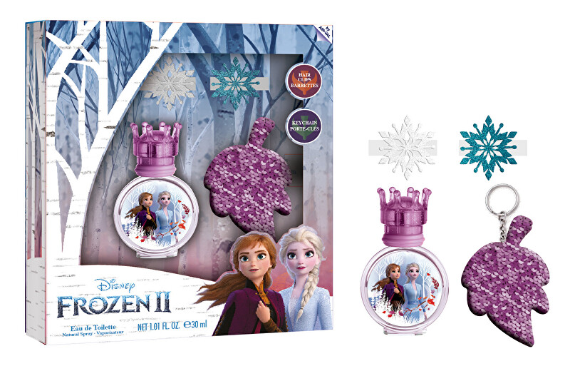 EP Line Disney Frozen - EDT 30 ml + sponky do vlasů + klíčenka + samolepky