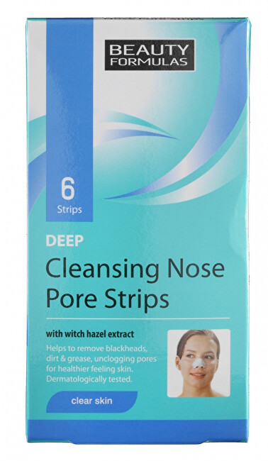 Beauty Formulas Čisticí pásky na nos (Deep Cleansing Nose Strips)