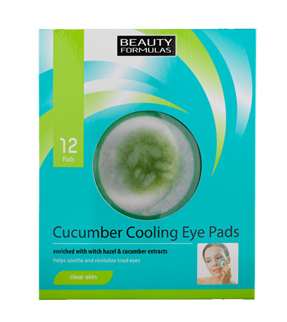 Beauty Formulas eye patches Chladicí polštářky pod oči 12 ks