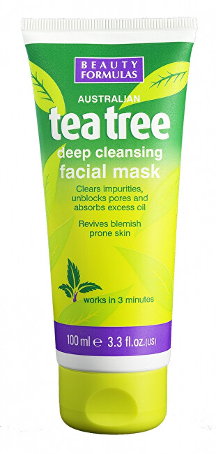 Beauty Formulas Čisticí maska Tea Tree (Deep Cleansing Face Mask) 100 ml