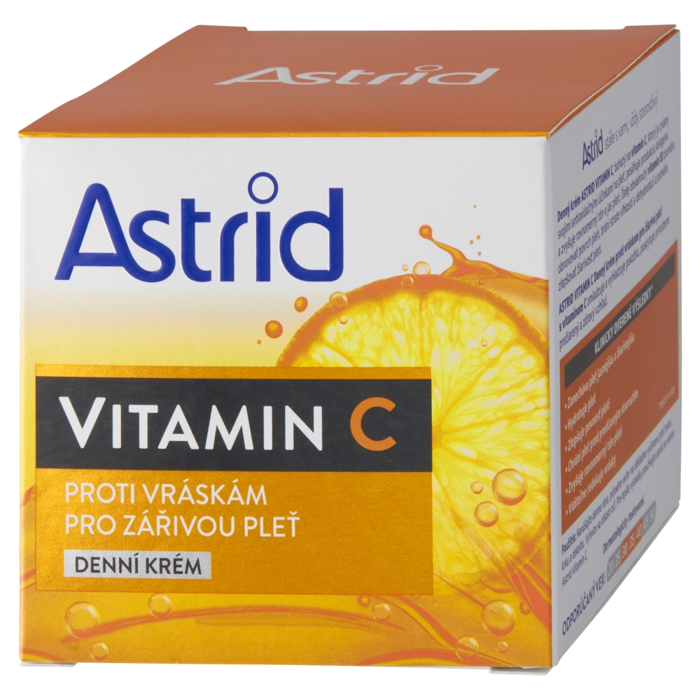 Astrid denní krém proti vráskám pro zářivou pleť s vitaminem C 50 ml