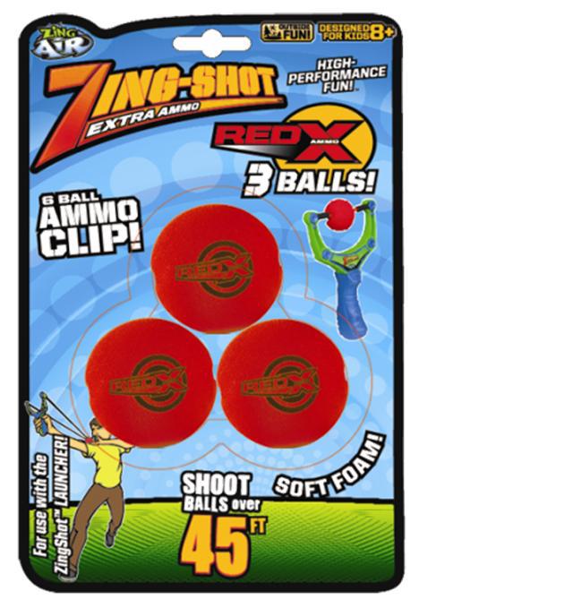 EpLine Zing Shot Red X Power ball míčky pro prakostřel
