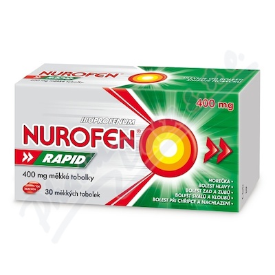 Fotografie Nurofen Rapid 400 mg 30 měkkých tobolek
