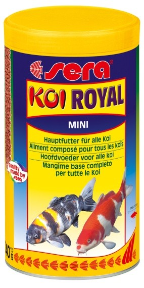 Sera základníé krmivo pro koi a iostatní jezírkové ryby Koi Royal Mini 1l
