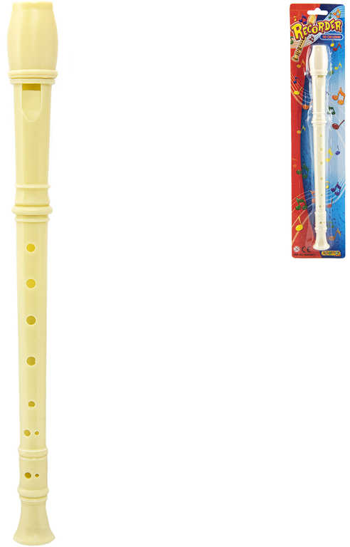 Flétna barevná dětská plastová 30cm 3 barvy *HUDEBNÍ NÁSTROJE*