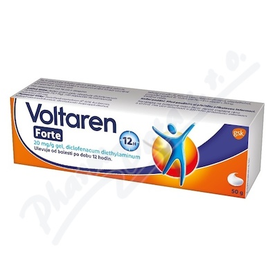 Fotografie Voltaren Forte 20 mg/g gel proti bolesti 50 g