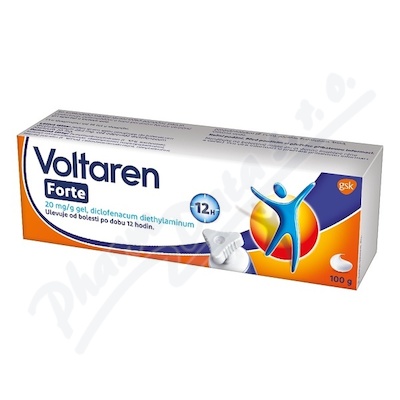 Fotografie Voltaren Forte 20 mg/g gel proti bolesti 100 g