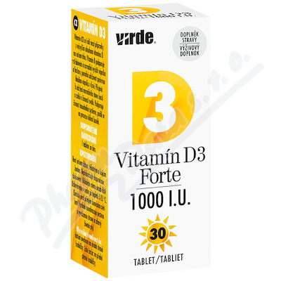 Vitamín D3 Forte 1000 I.U.tbl.30