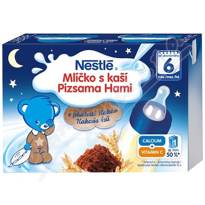 Fotografie Nestlé Mlíčko s kaší Kakaové 2 x 200 ml