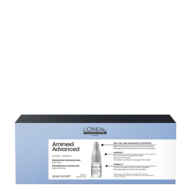 Program proti vypadávání vlasů Série Expert Aminexil Advanced 42 x 6 ml