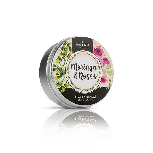 Hydratační a vyživující pleťový krém Moringa Roses (Face Cream) 150 ml