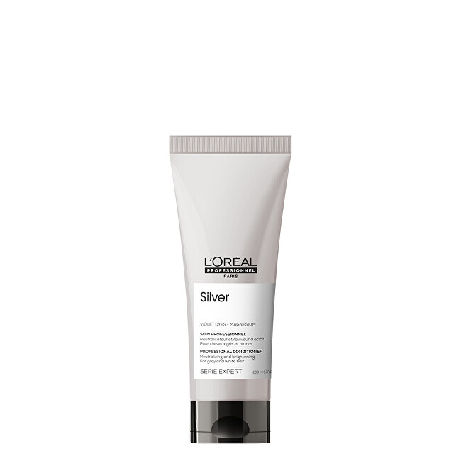 Péče na neutralizaci nežádoucích odstínů šedivých a bílých vlasů Serie Expert (Silver Neutralising Cream) 200 ml - nové balení