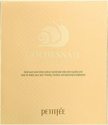Hydrogelová pleťová maska se zlatem a hlemýždím extraktem Gold & Snail (Hydrogel Mask Pack) 5 ks