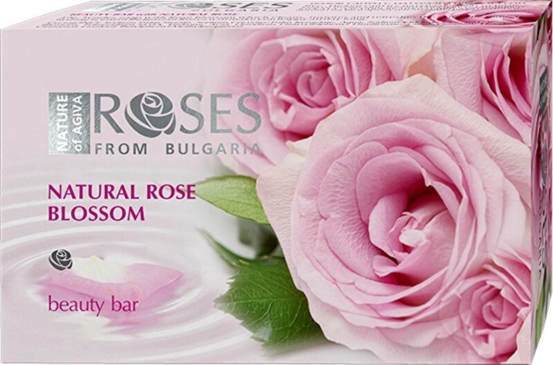 Tuhé mýdlo na ruce Roses růžové (Beauty Bar) 75 g