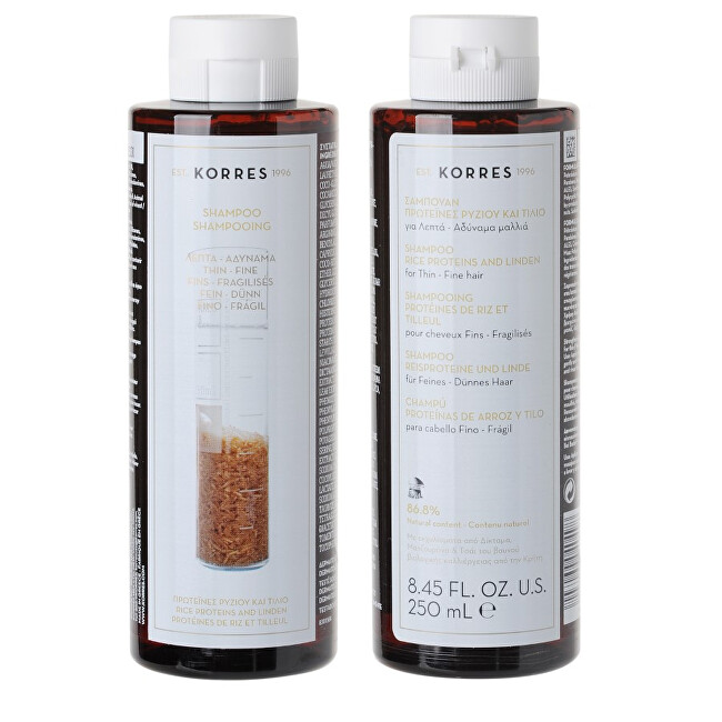 Šampon pro jemné vlasy Rice Proteins & Linden (Shampoo) 250 ml