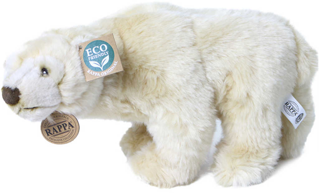 PLYŠ Medvěd lední 33cm stojící Eco-Friendly *PLYŠOVÉ HRAČKY*