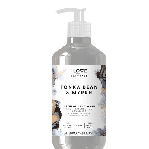 I Love Hydratační tekuté mýdlo na ruce Naturals Tonka Bean & Myrrh 500 ml