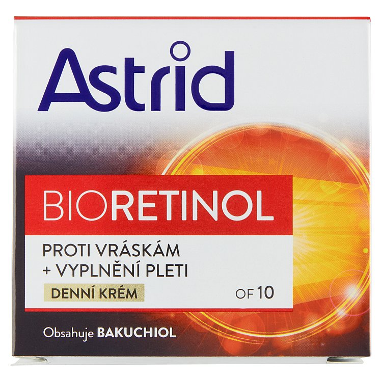 Astrid Denní krém proti vráskám pro vyplnění pleti Bioretinol OF10 50 ml