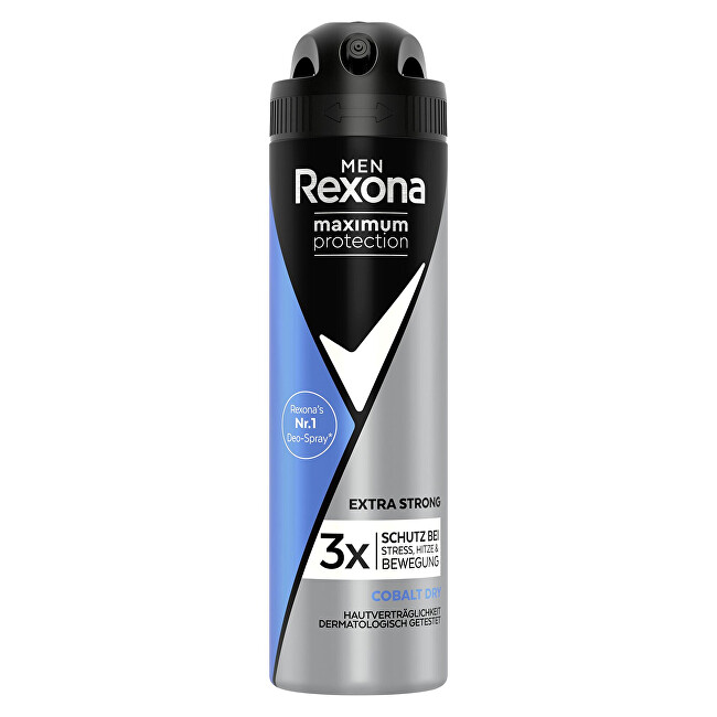Rexona Antiperspirant ve spreji proti nadměrnému pocení Men Maximum Protection Cobalt 150 ml