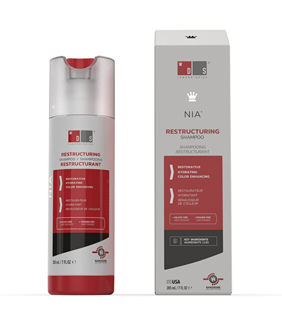 DS Laboratories Šampon na poškozené vlasy Nia 205 ml