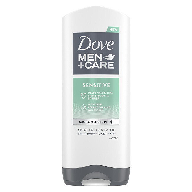 Fotografie Dove Men Sensitive Sprchový gel 400 ml