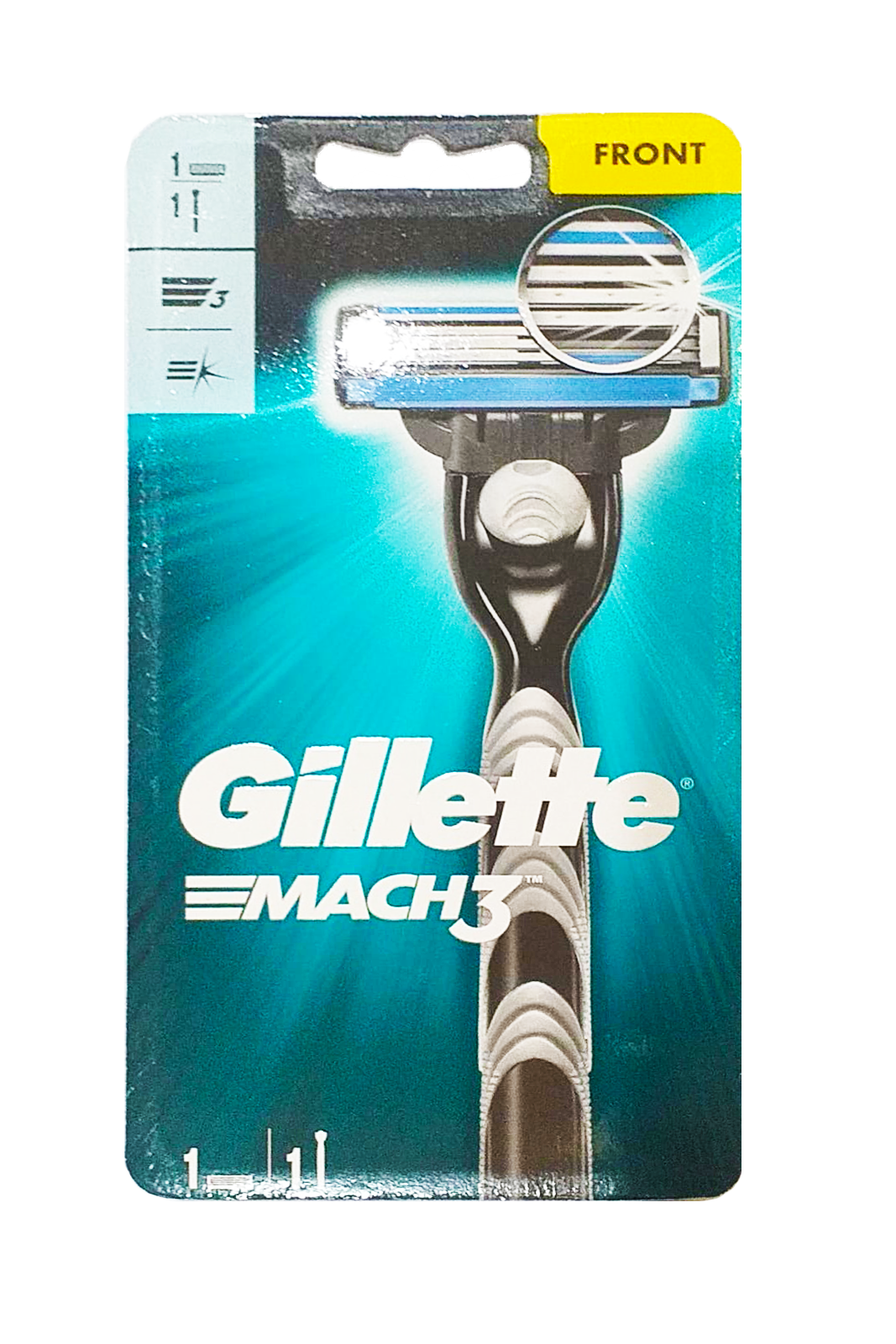 Gillette Mach3 strojek + 1 náhradní hlavice 1 ks