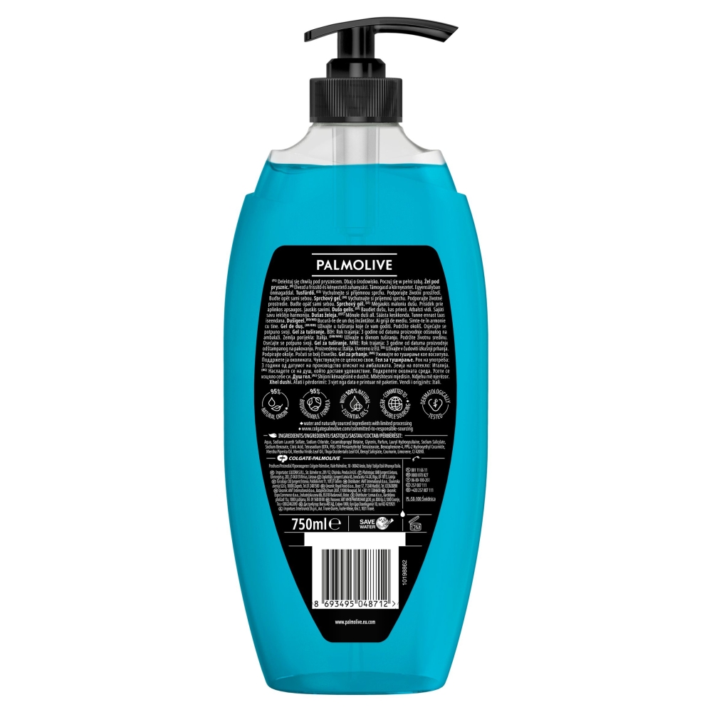 Fotografie Palmolive Sprchový gel na obličej, tělo a vlasy Sport (Shower Gel) 750 ml Palmolive A132:kPLM170