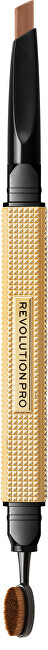 Revolution PRO Oboustranná tužka na obočí Rockstar Soft Brown 0,25 g