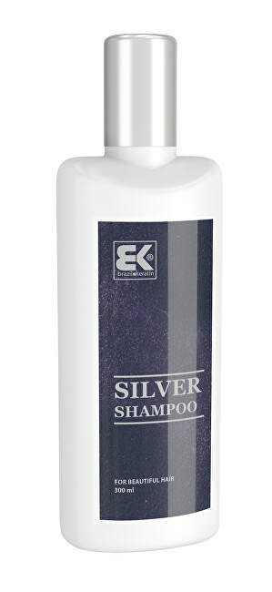 Brazil Keratin Šampon s modrými pigmenty pro blond vlasy Silver Shampoo 300 ml