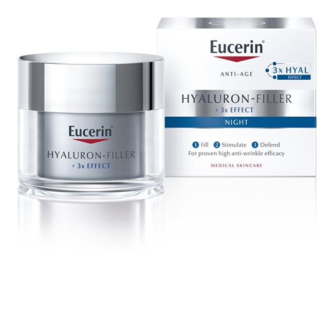 Eucerin Noční krém proti stárnutí pleti Hyaluron-Filler 3x EFFECT 50 ml