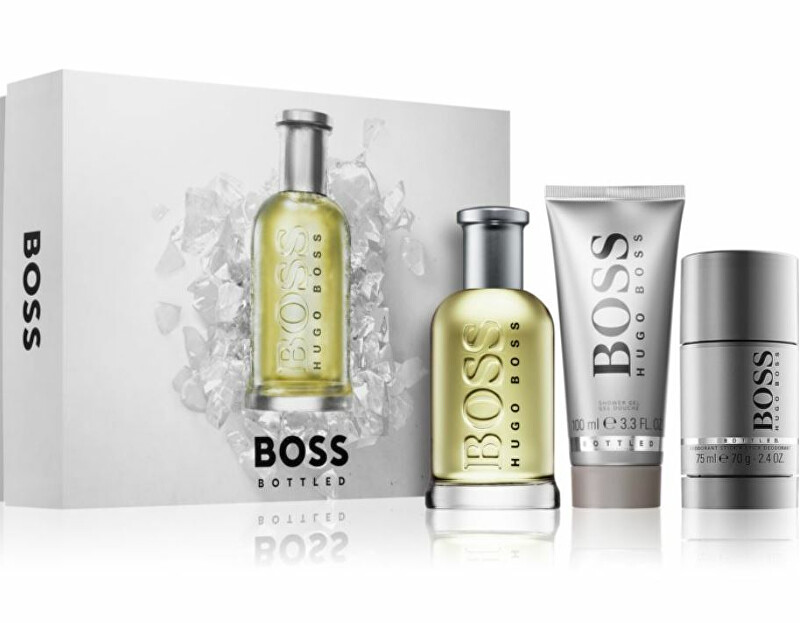 Hugo Boss Boss No. 6 Bottled - EDT 100 ml + sprchový gel 100 ml + tuhý deodorant 75 ml 3 ks