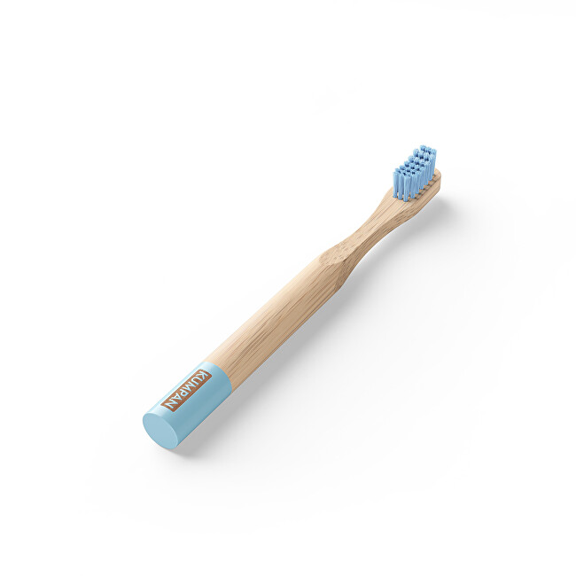 KUMPAN Dětský bambusový zubní kartáček modrý AS04 1 ks