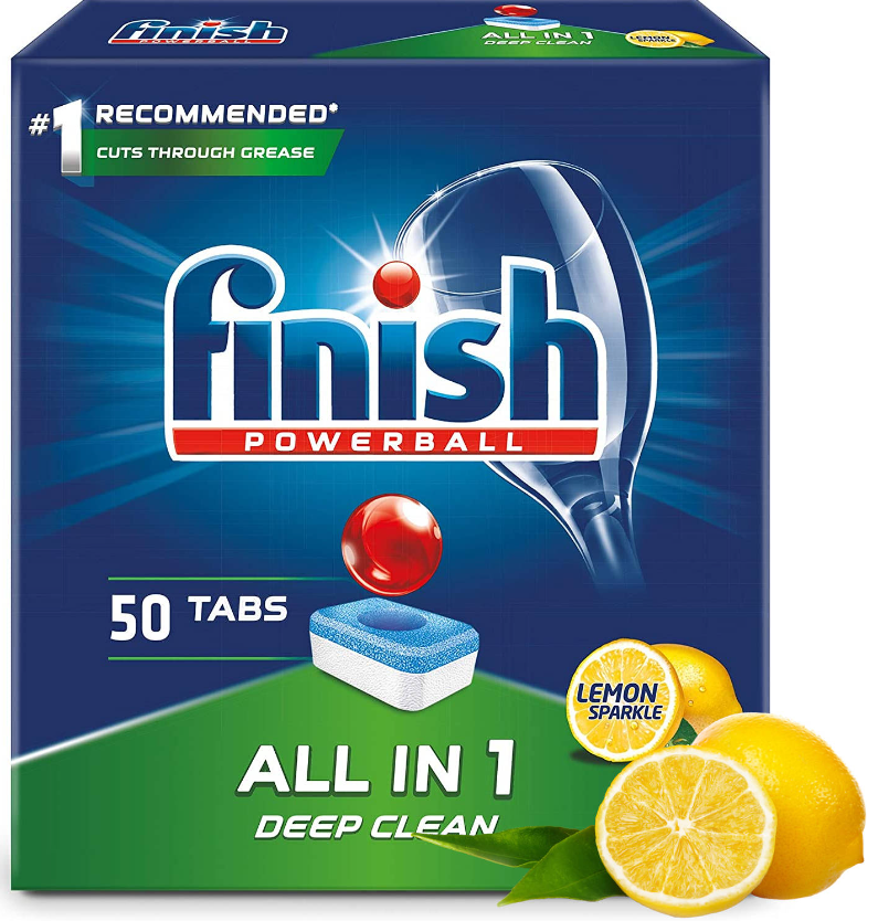 Finish Powerball All in 1 lemon tablety do myčky nádobí 50 ks