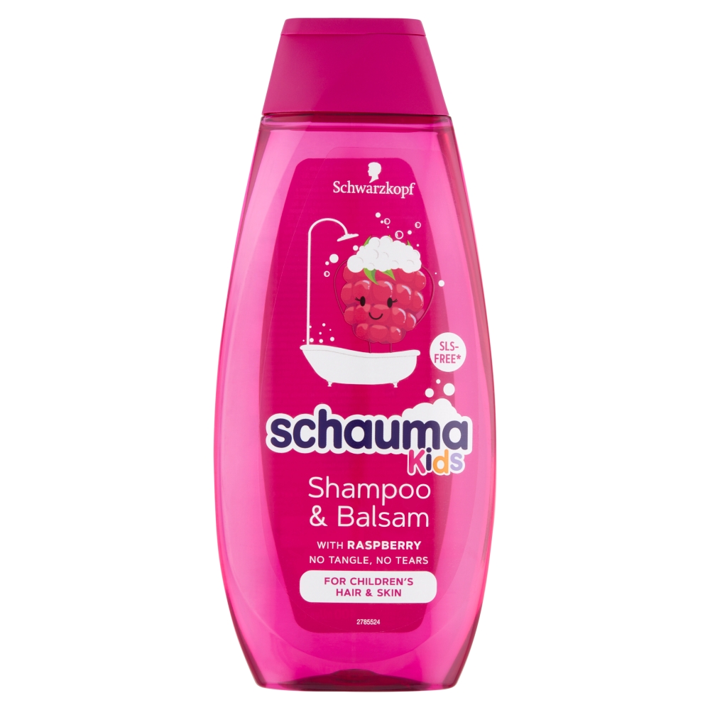 Schauma šampon a balzám Kids s extraktem z maliny 400 ml