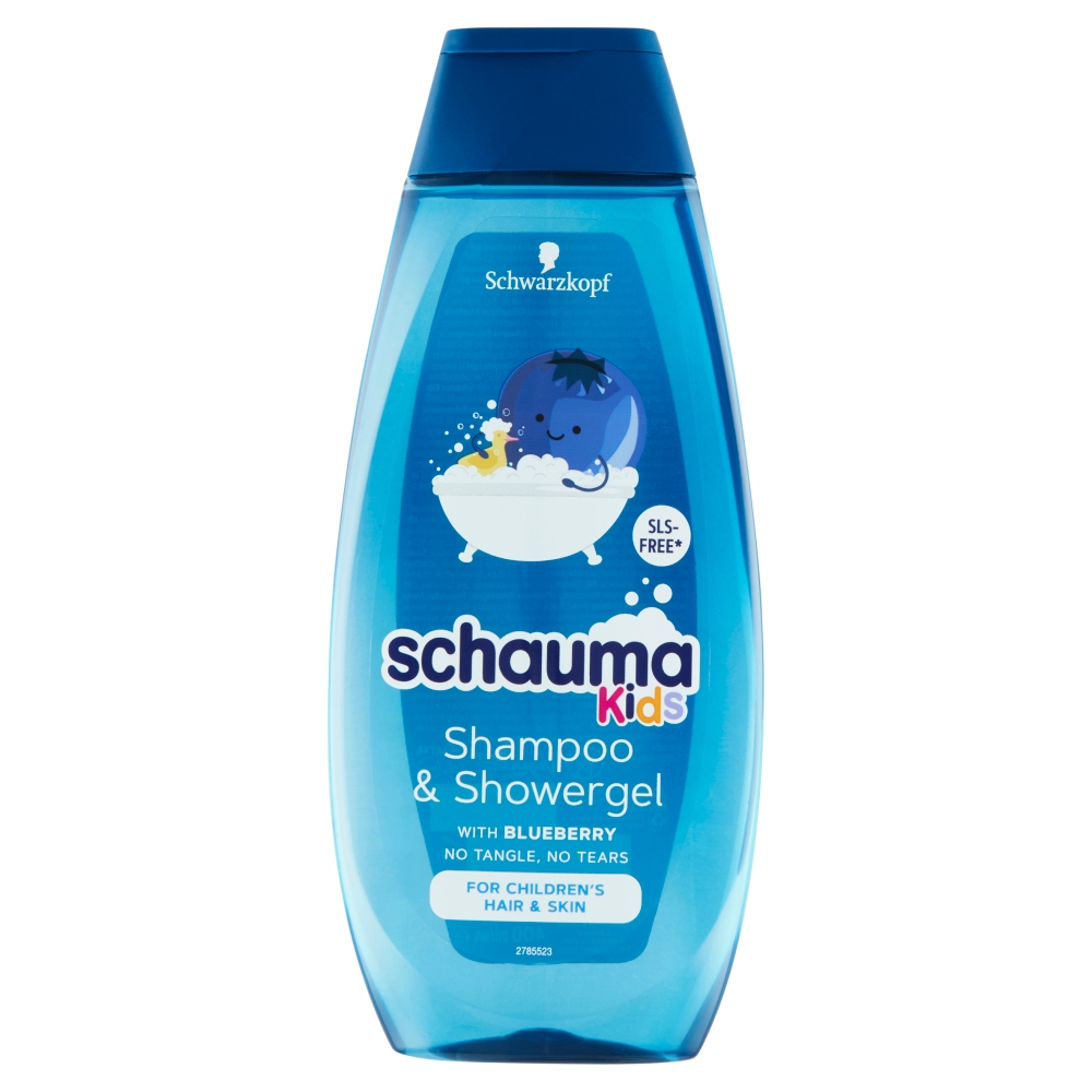Schauma šampon a balzám Kids s extraktem z borůvky 400 ml
