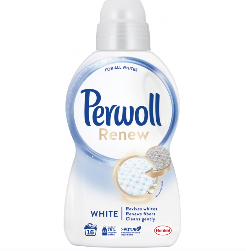 Perwoll Renew White prací gel na bílé prádlo, 16 praní 960 ml