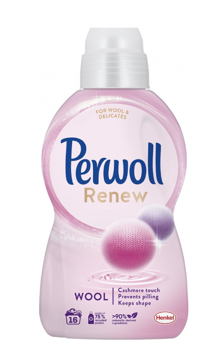 Perwoll Wool&Delicates Prací gel, 16 praní 960 ml