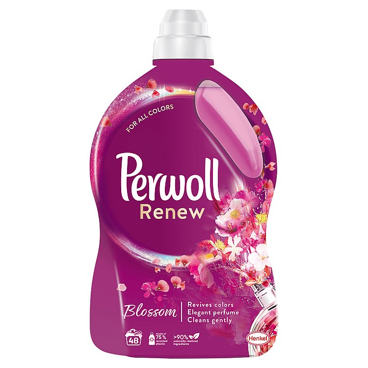 Perwoll Renew & Blossom prací gel, 48 praní 2,88 l