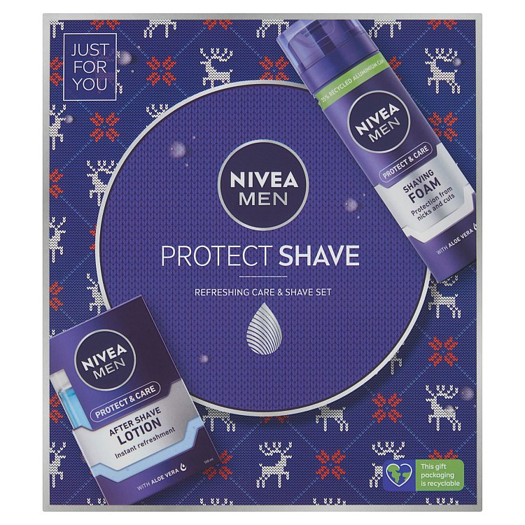 Nivea Men Protect Shave Lotion dárková sada 2 ks