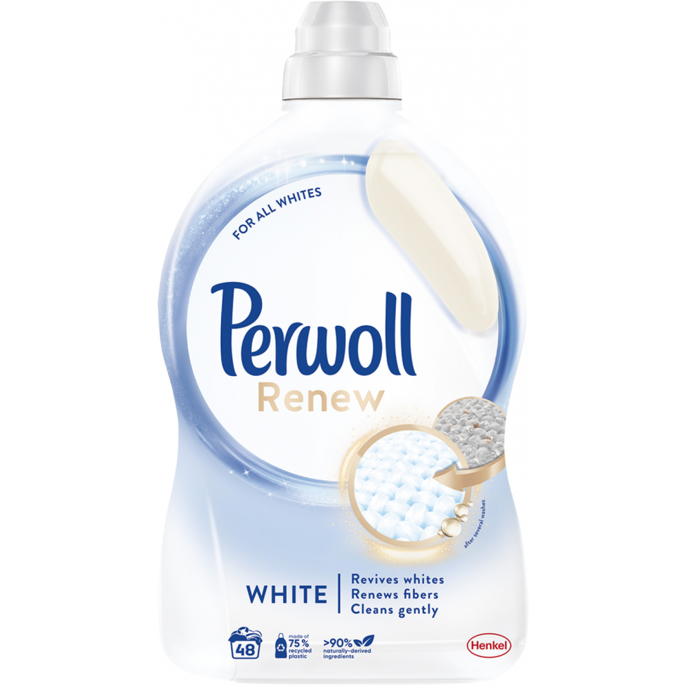 Perwoll Renew White prací gel, 48 praní 2,88 l
