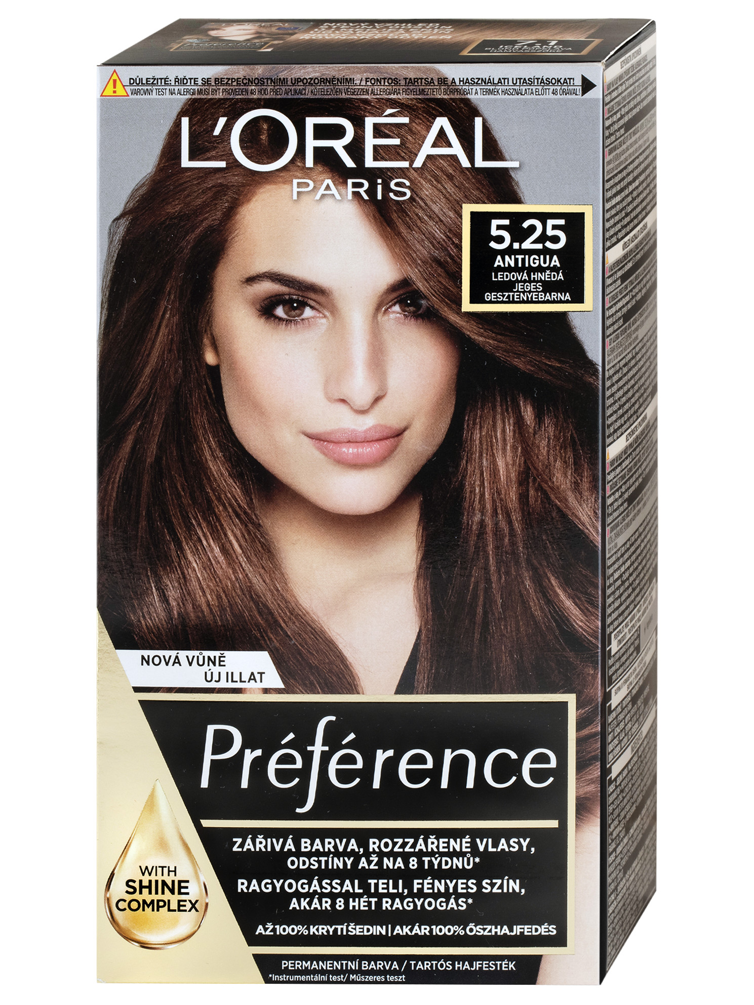 L'Oréal Paris Récital Préférence Antigua barva na vlasy Mahagonově-čokoládová 5.25/M2