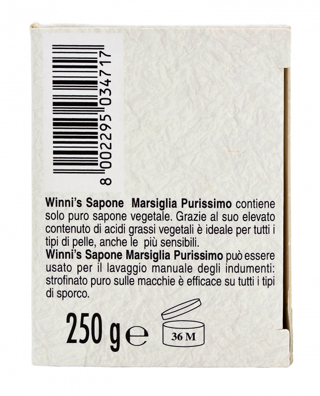Winni's Sapone Marseillské mýdlo se silicemi z citronely 250 g
